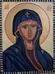 Salus Populi Romani, Egg Tempera and Gold leaf on clay board, Greece May 2025