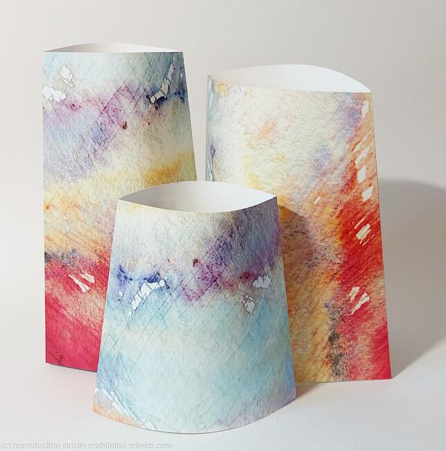 Pot Sleeve - Fire and Water Design