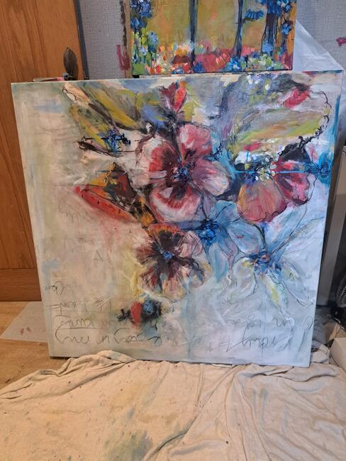 Tumbling Down Flowers