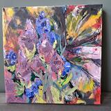 Irises amoungst other flowers (2022/25)