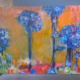 Blue Tree, Orange Light