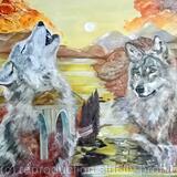 Mónika Katalin Pál-The Wild That Remembers-oil on canvas-72 × 87 x 2 cm- year 2025-Untamed Continuum Series