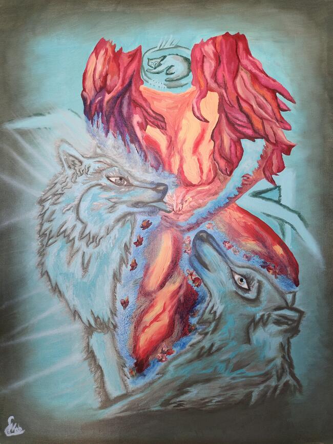 The Wolf You Feed Glows