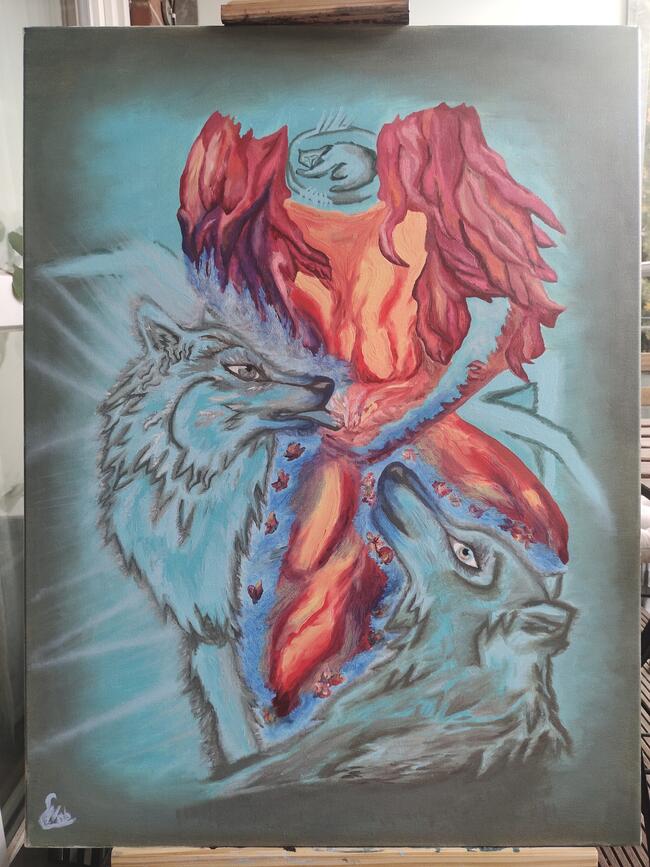 The Wolf You Feed Glows