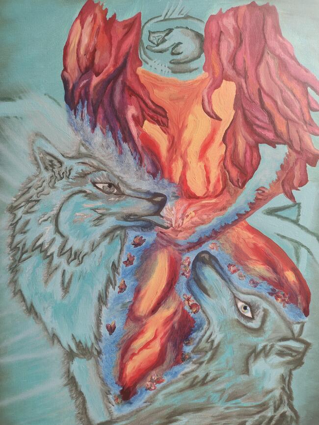 The Wolf You Feed Glows