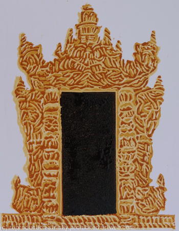 Monastery Door, Mandalay