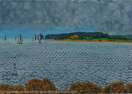 Misty Skies Over Old Harry, Studland