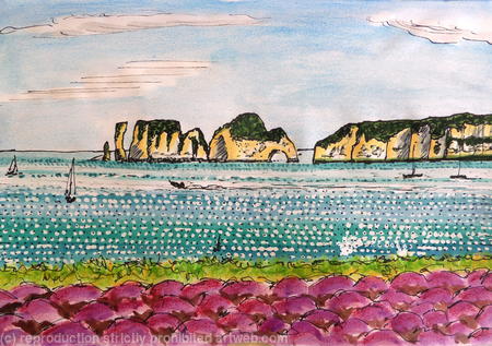 Old Harry with Heather