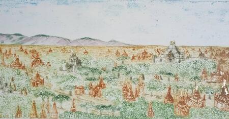 View of the Temples in Bagan