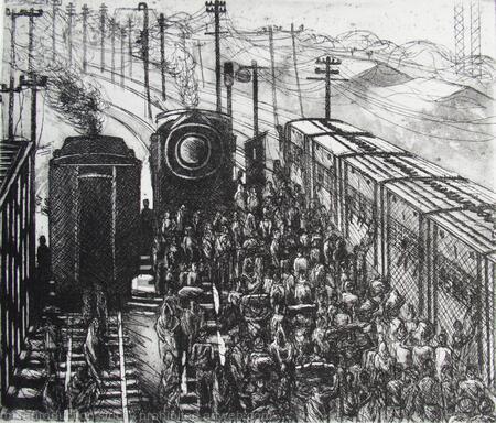 Crowd Scene at a Railway Station