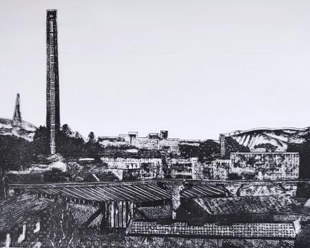 View of Dean Clough Mills, Halifax 