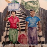 Women Crossing Ubein Bridge, Amarapura