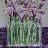 Calla Lilies with Batik