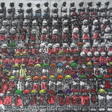 Jizo Statues at Shitennoji Temple