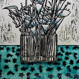 Calla Lilies and Batik