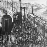 Crowd Scene at a Railway Station