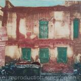 Crumbling Building and Fruit Seller, Trichy