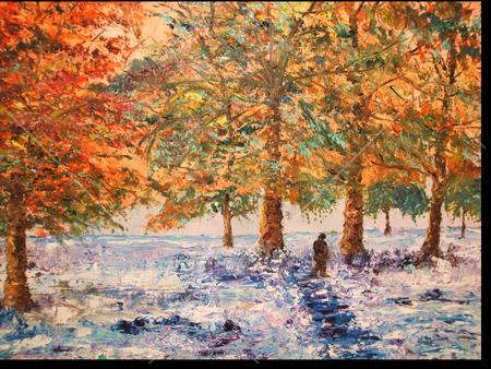 October snow, London