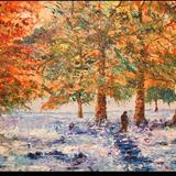 October snow, London