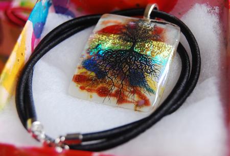 Rainbow Tree Pendant