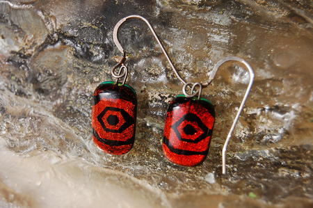 Glass Earrings Maya
