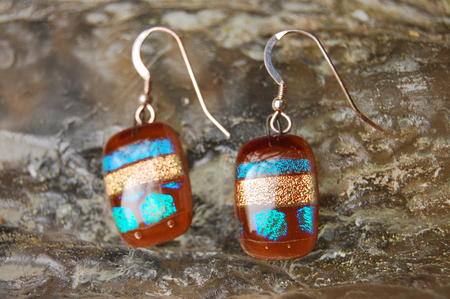 Glass Earrings Maple Valley