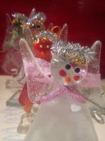 Pink Glass Angel 