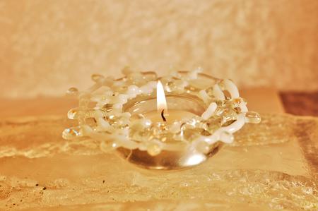 White Sparkle Tea Light
