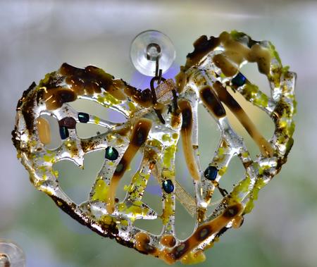 Fused Glass Heart Nerja