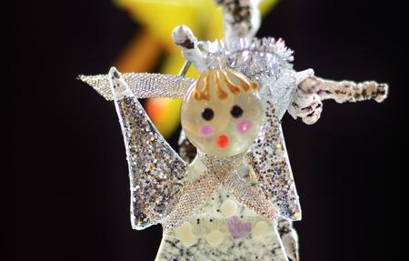 Dottie White Christmas Angel detail