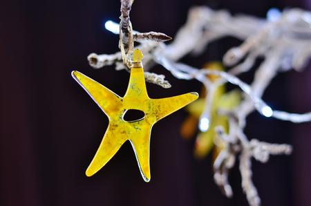 Yellow Christmas Star 