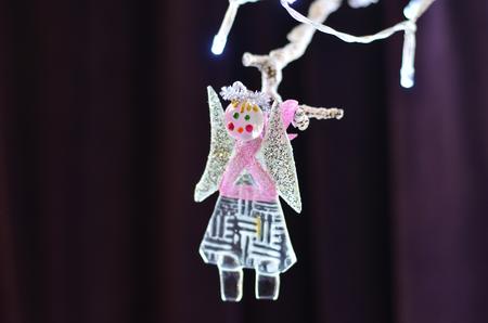 White Christmas Angel Pattern Dress