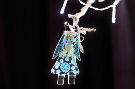 Blue Christmas Angel