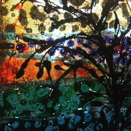 tree on the beach detail