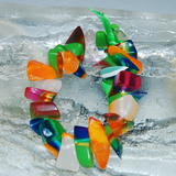 Resin Bracelet Clear Spring