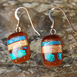 Glass Earrings Maple Valley
