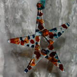 Christmas Star (gold/blue)