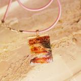 Pink Brown Tree of Life Pendant 