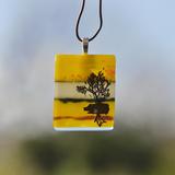 Yellow Tree of Life Pendant