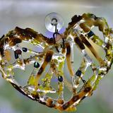 Fused Glass Heart Nerja