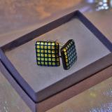Dichroic Check Cuff-links