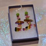 Rainbow Resin Earrings