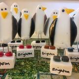 Proud gulls of Brighton