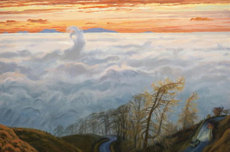 Morning Commute up Hartside Pass