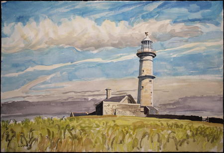 Lundy Island old lighthouse