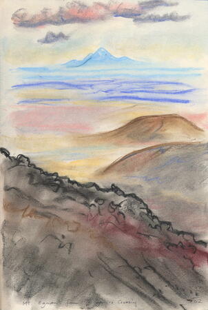 Mount Egmont from the Tongarira Crossing