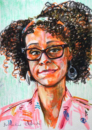 Booker Prize winning author Bernadine Evaristo