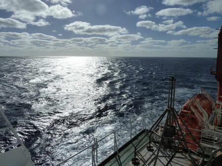 Trade Winds Dec 10th 2016 late afternoon off the coast of Namibia.