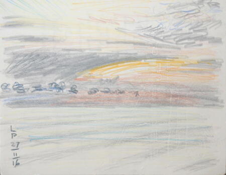 Sunset near the Equator