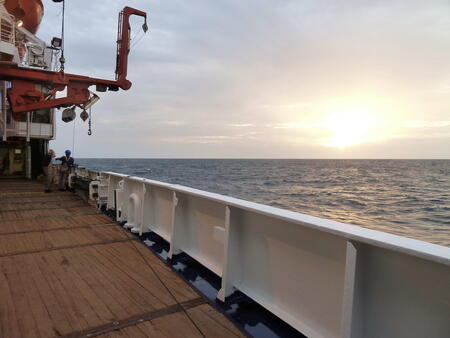 The main working deck